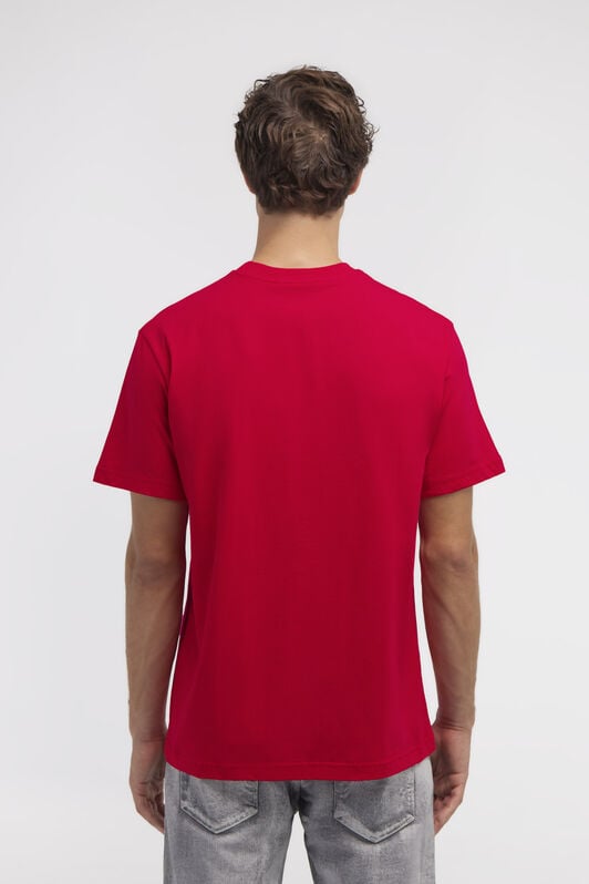 RC T-shirt with Jaguar logo and print Red NOT60C-JD060