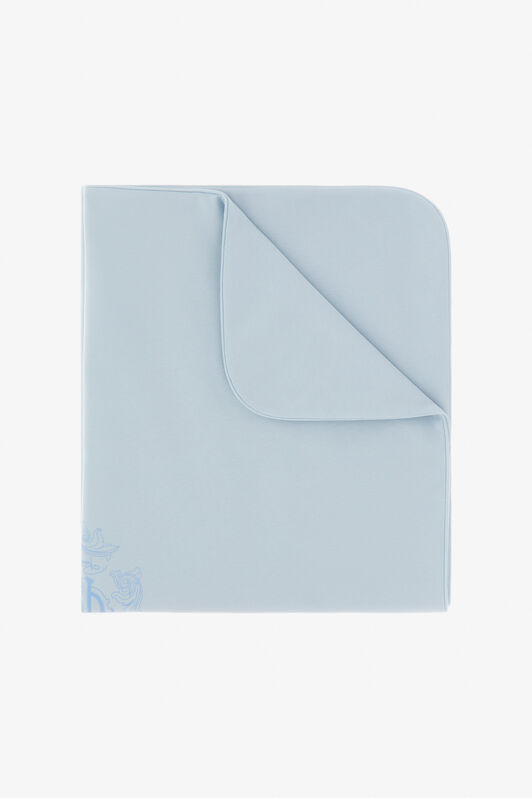JU Blanket With RC Monogram And Decorations BABY BLUE TJT814-JD001
