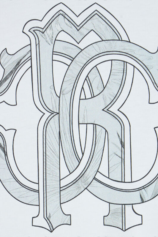JU T-Shirt Bianco Ottico Con Monogram RC JU T-Shirt Bianco Ottico Con Monogram RC OPTICAL WHITE VJT60P-JD001