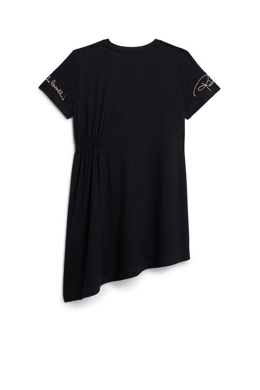 JU Pink jersey logo dress JU Pink jersey logo dress BLACK IJT10F-JE050