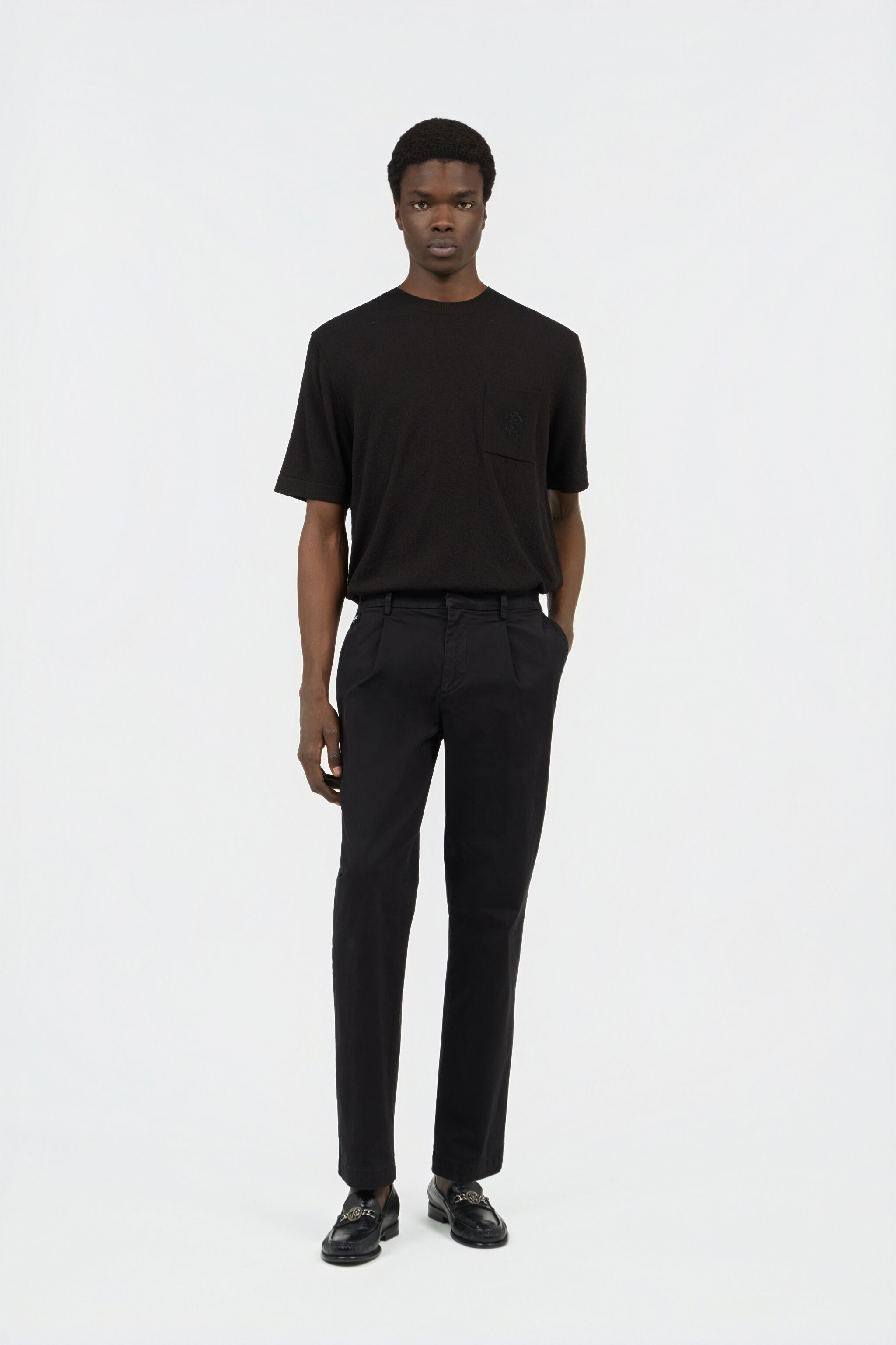 RC Pantalon Noir à Pinces BLACK SOT20D-CE002