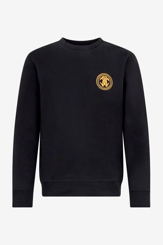 RC Sweat-shirt Noir à Logo BLACK QOT66C-CFU50