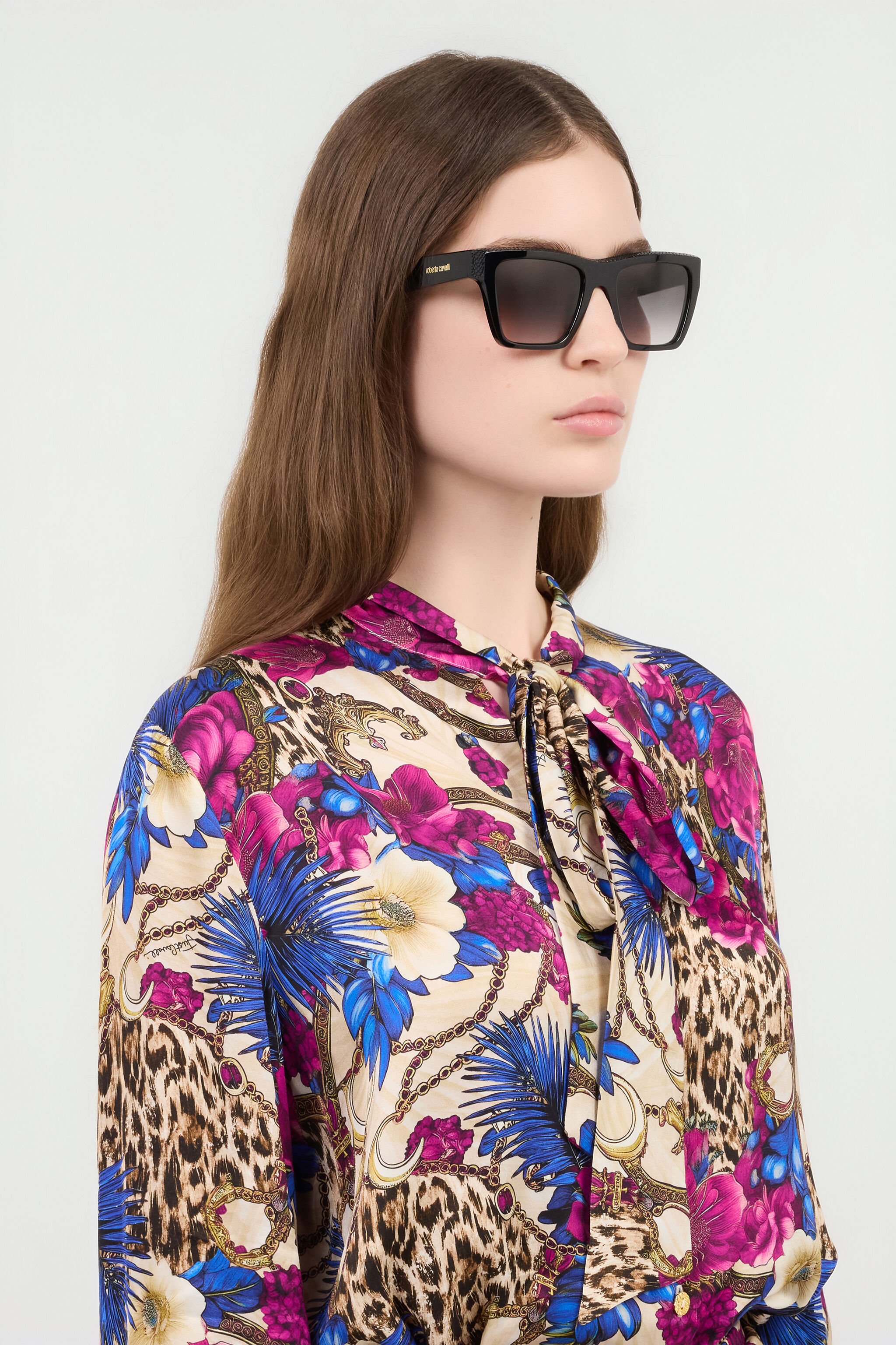 RC Rectangular front shape sunglasses RC Rectangular front shape sunglasses SHINY BLACK VALD08-ID246