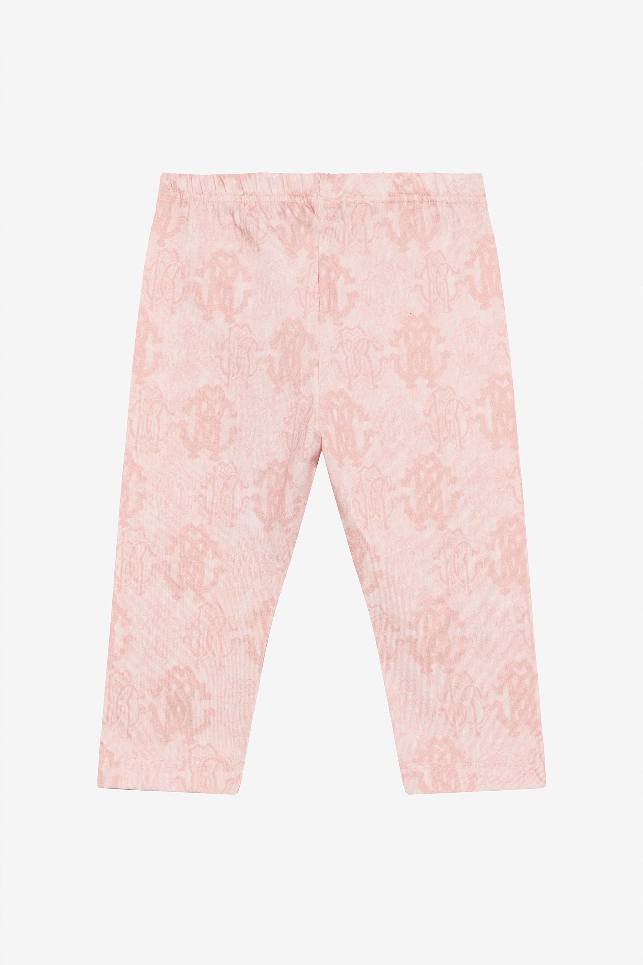 JU Pantaloni Stampa 3D Monogram ROSE TJT205-JFL99