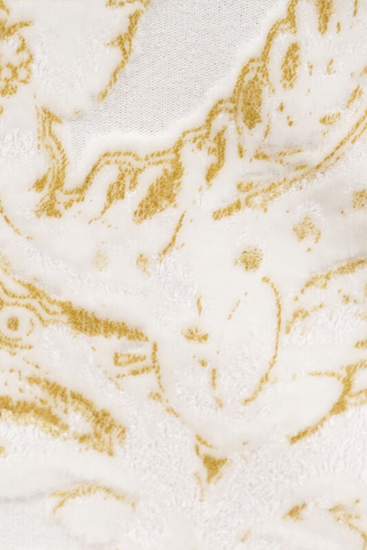 RC Ornamental White Print Top WHITE WQT609-6CR36