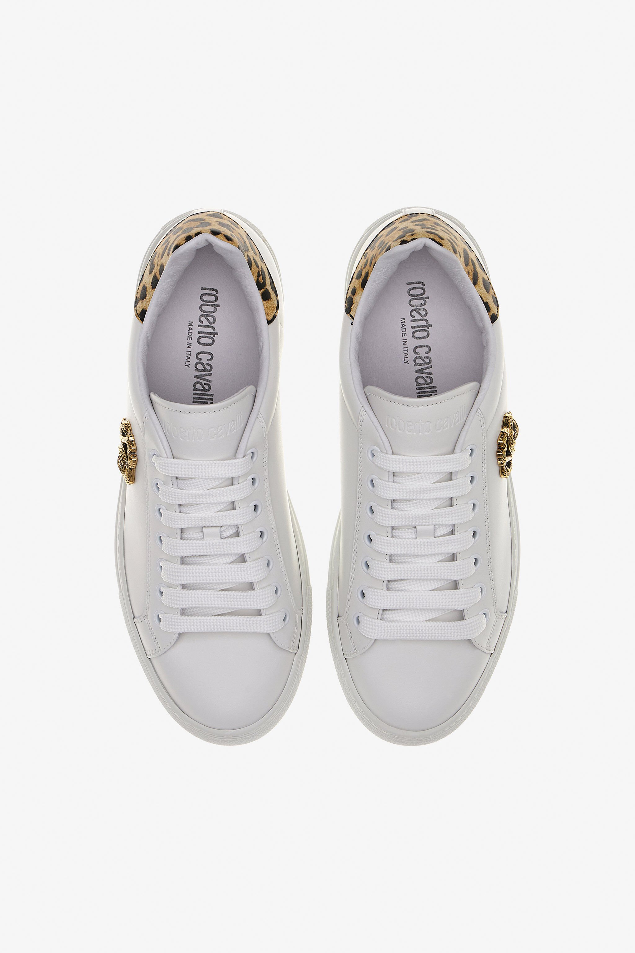 RC Sneakers with Monogram RC Light brown/White SKS031-PZA90