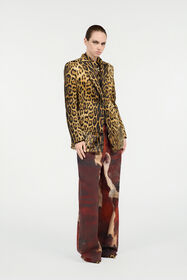 ${brand} Einreihiger Blazer Mit Print Jaguar Skin ${colorDescription} ${masterID}