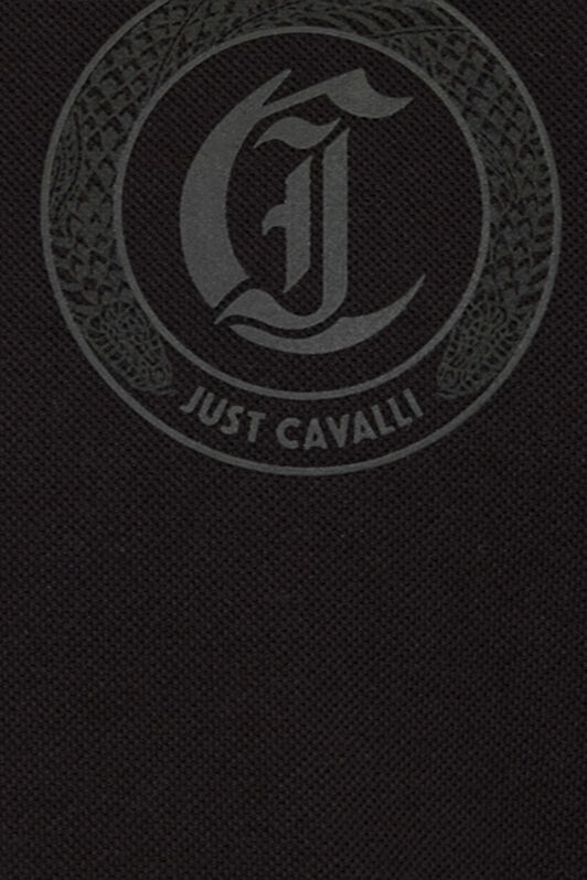 JC Polo With JC Monogram Embroidery BLACK UFT020-UF040