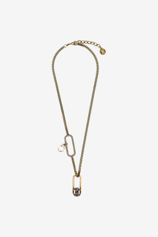RC Necklace with Monogram RC Gold SKG016-AM066