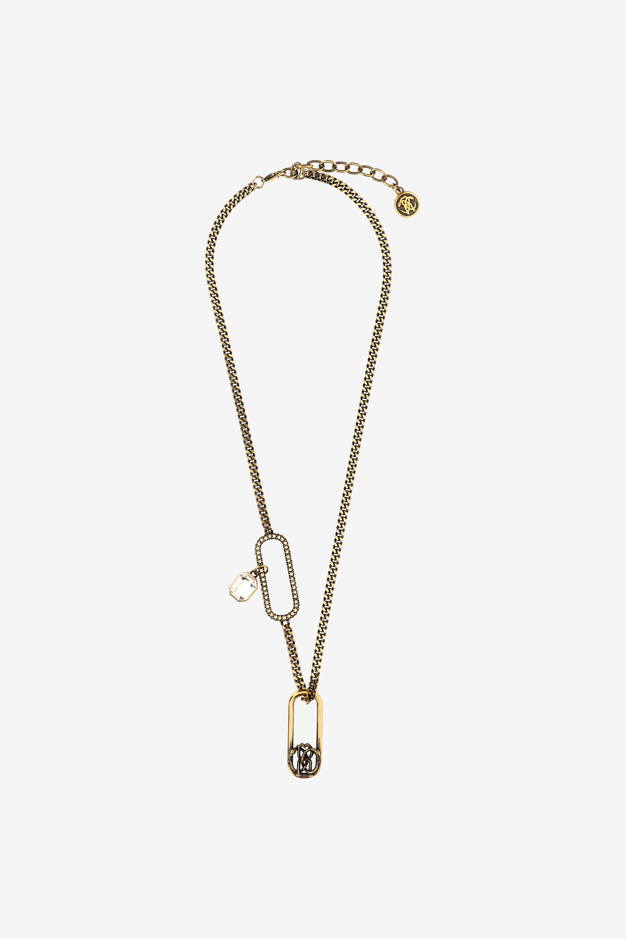 RC Necklace with Monogram RC Gold SKG016-AM066