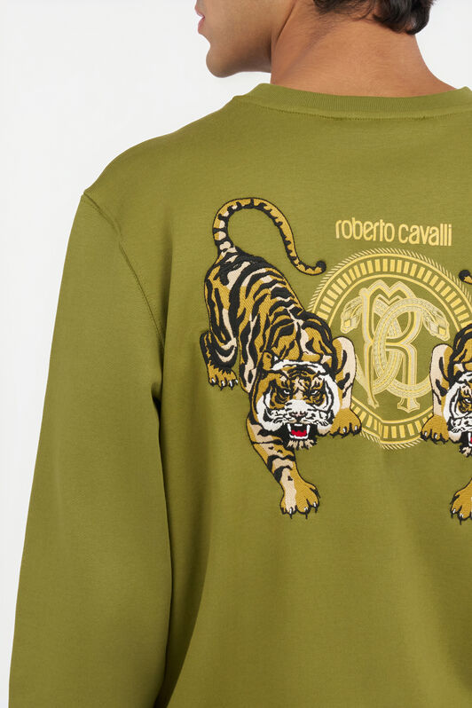 RC Sudadera Verde con Logo GREEN OLIVE QOT66C-CFU50