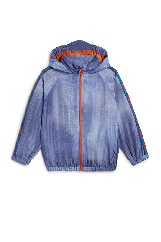 JU Giacca a vento con stampa denim DENIM IJT450-TCQ70