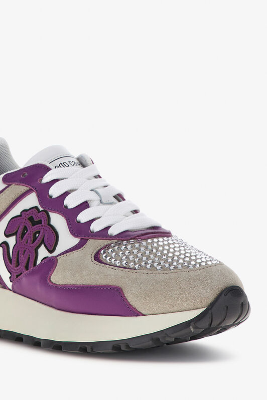 RC Sneakers with Monogram Mirror Snake RC Sneakers with Monogram Mirror Snake Purple/Grey RKS047-PZB31
