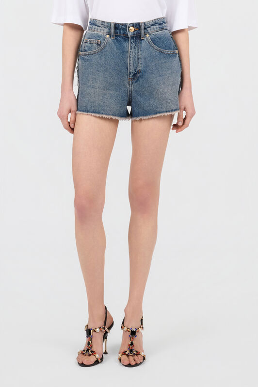 JC Short En Jean Bleu INDIGO WFT182-WF559