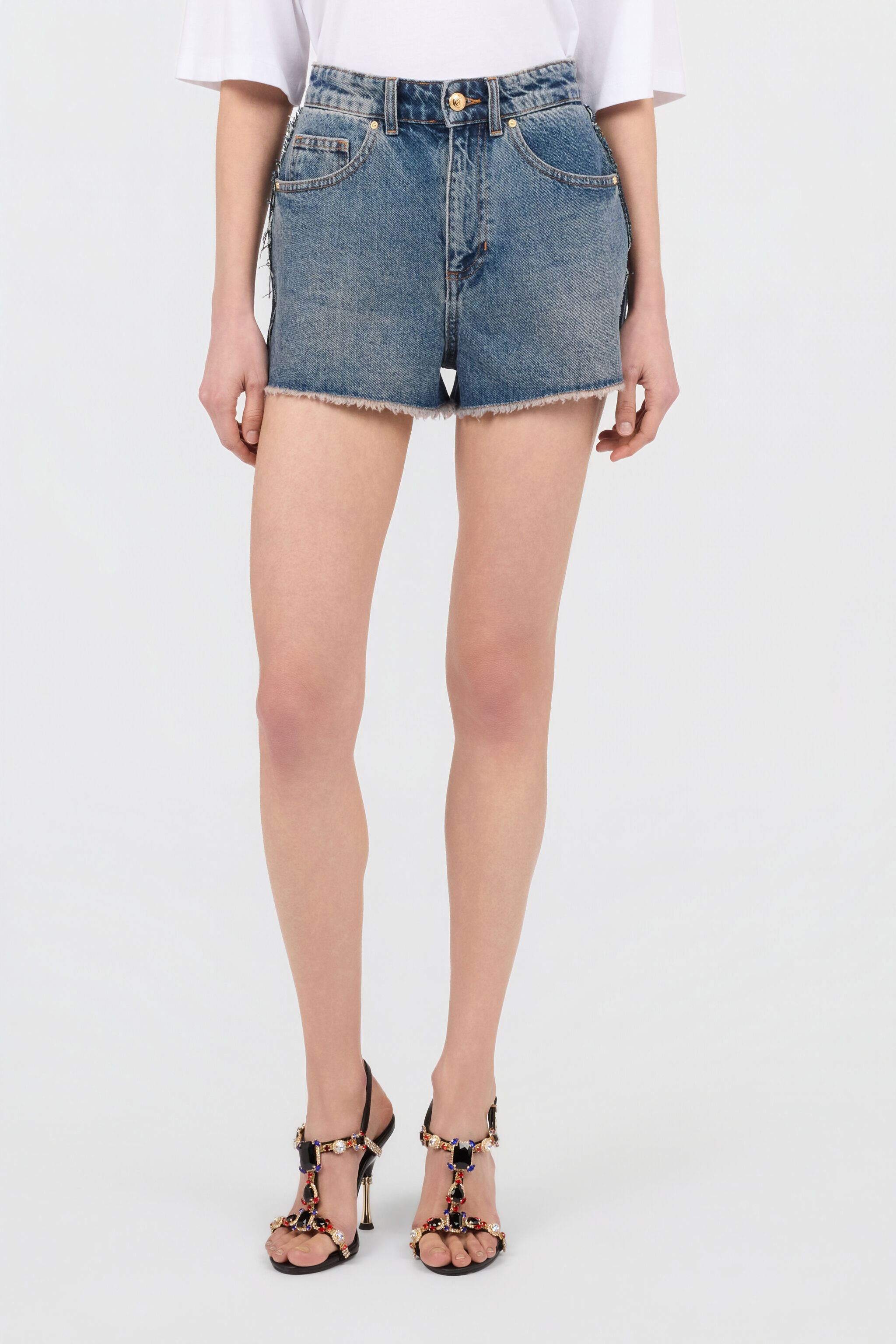 JC Short En Jean Bleu INDIGO WFT182-WF559