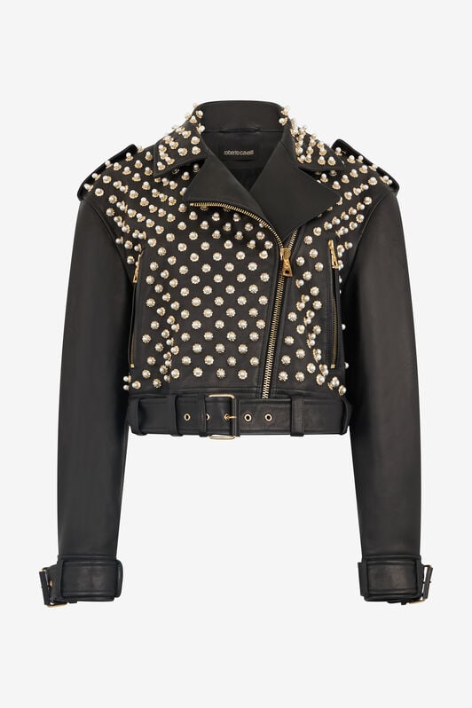 RC Leather Bomber Jacket BLACK WKP800-PN001