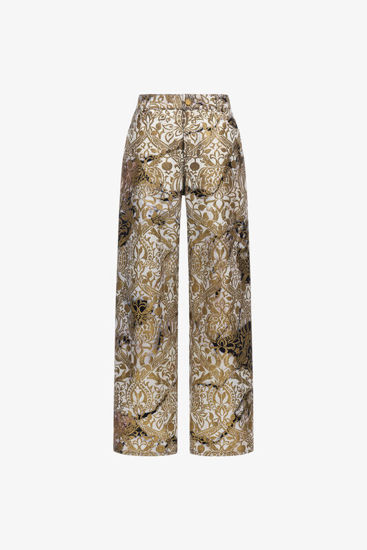 RC Marble Print Pants Gold TWJ207-DAN34