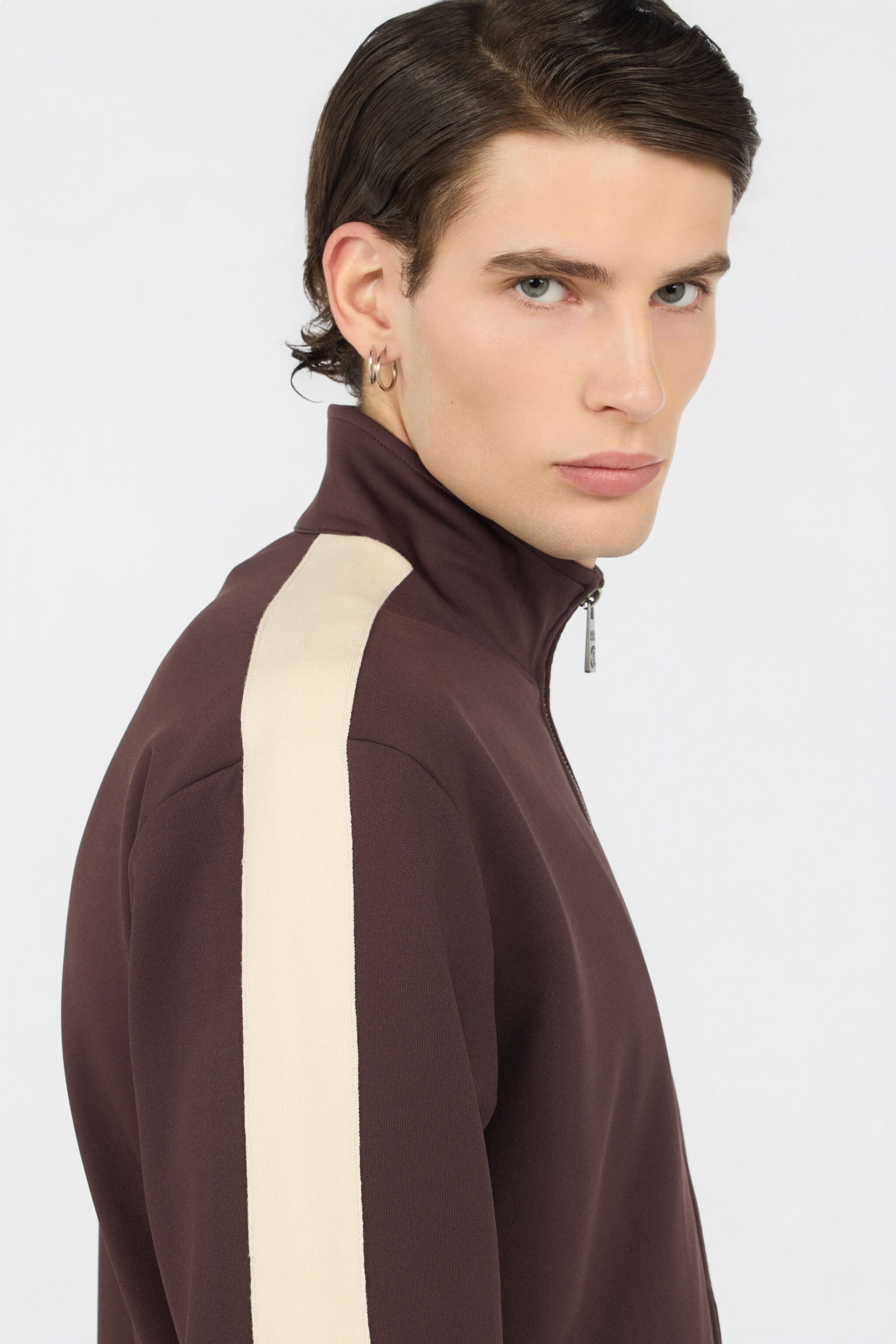 JC Brown Zip Hoodie  WFT109-WF139