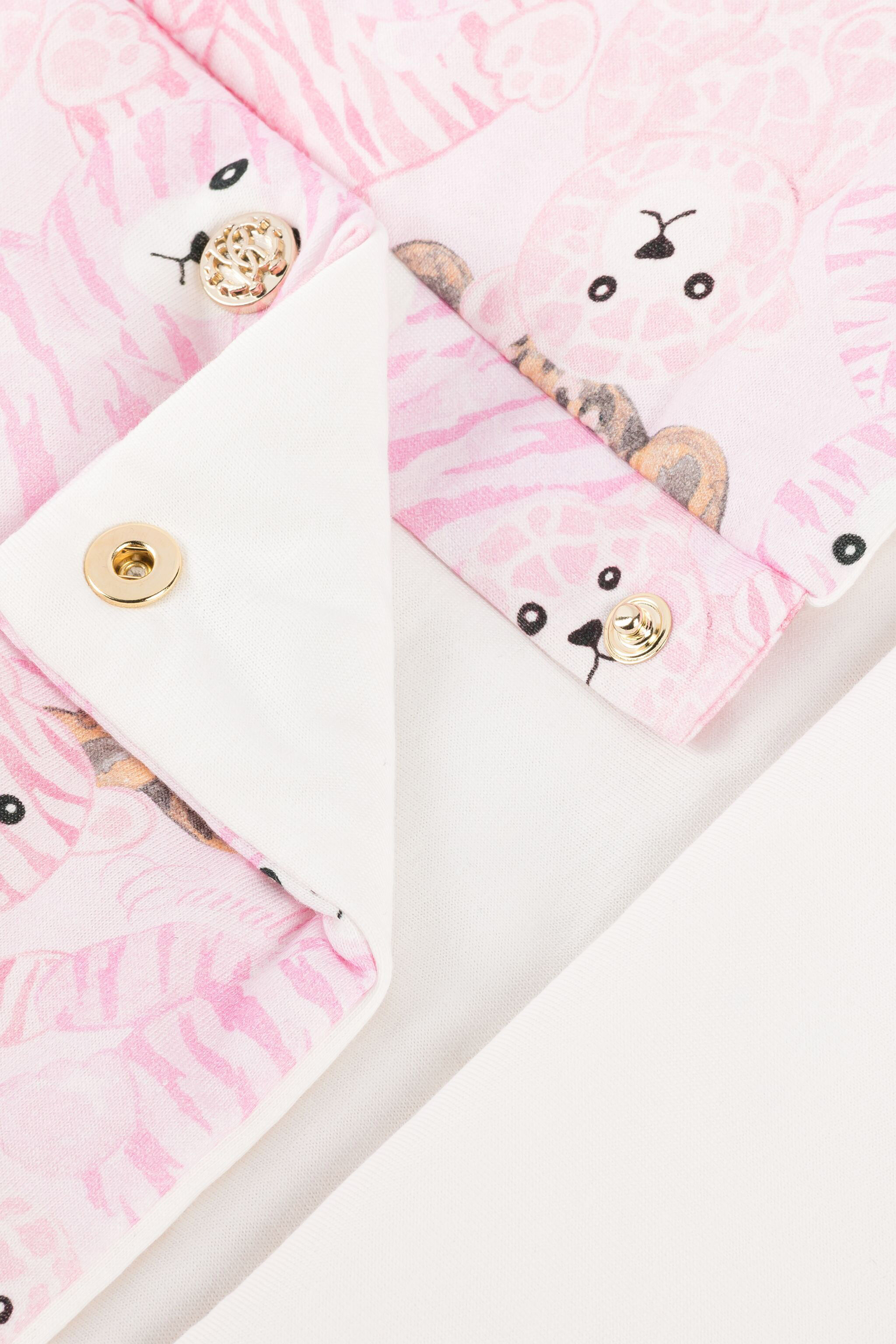 JU Sacco nanna con stampa Teddy Bear Rosa RJT802-JFG79
