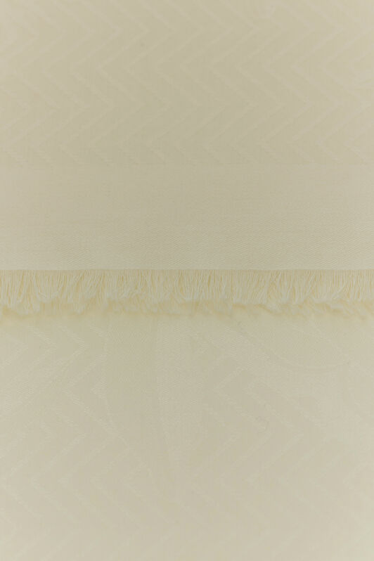 RC Scialle Jacquard Con Monogram Mirror Snake Avorio TALR29-IR046