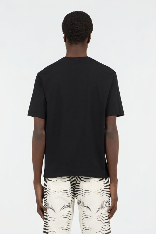 RC Black T-shirt with embroidered logo BLACK SOT60C-JD001