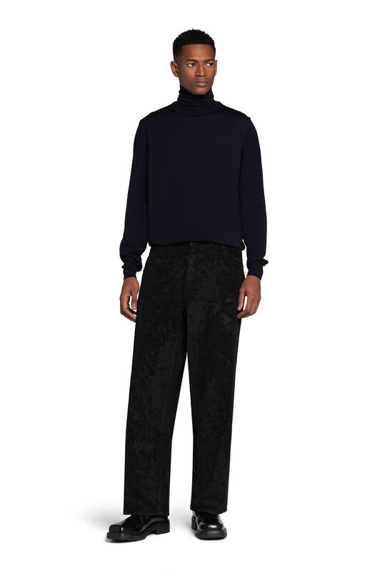 RC Wool Sweater Dark blue JSM00B-MQ030