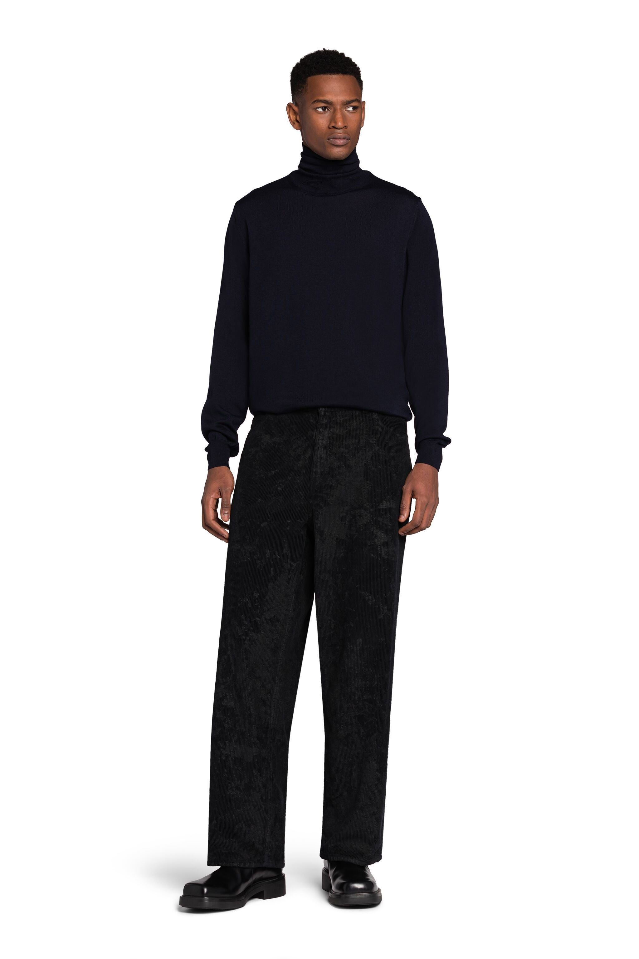 RC Wool Sweater Dark blue JSM00B-MQ030