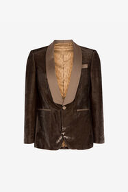 ${brand} Blazer monopetto metallizzato ${colorDescription} ${masterID}