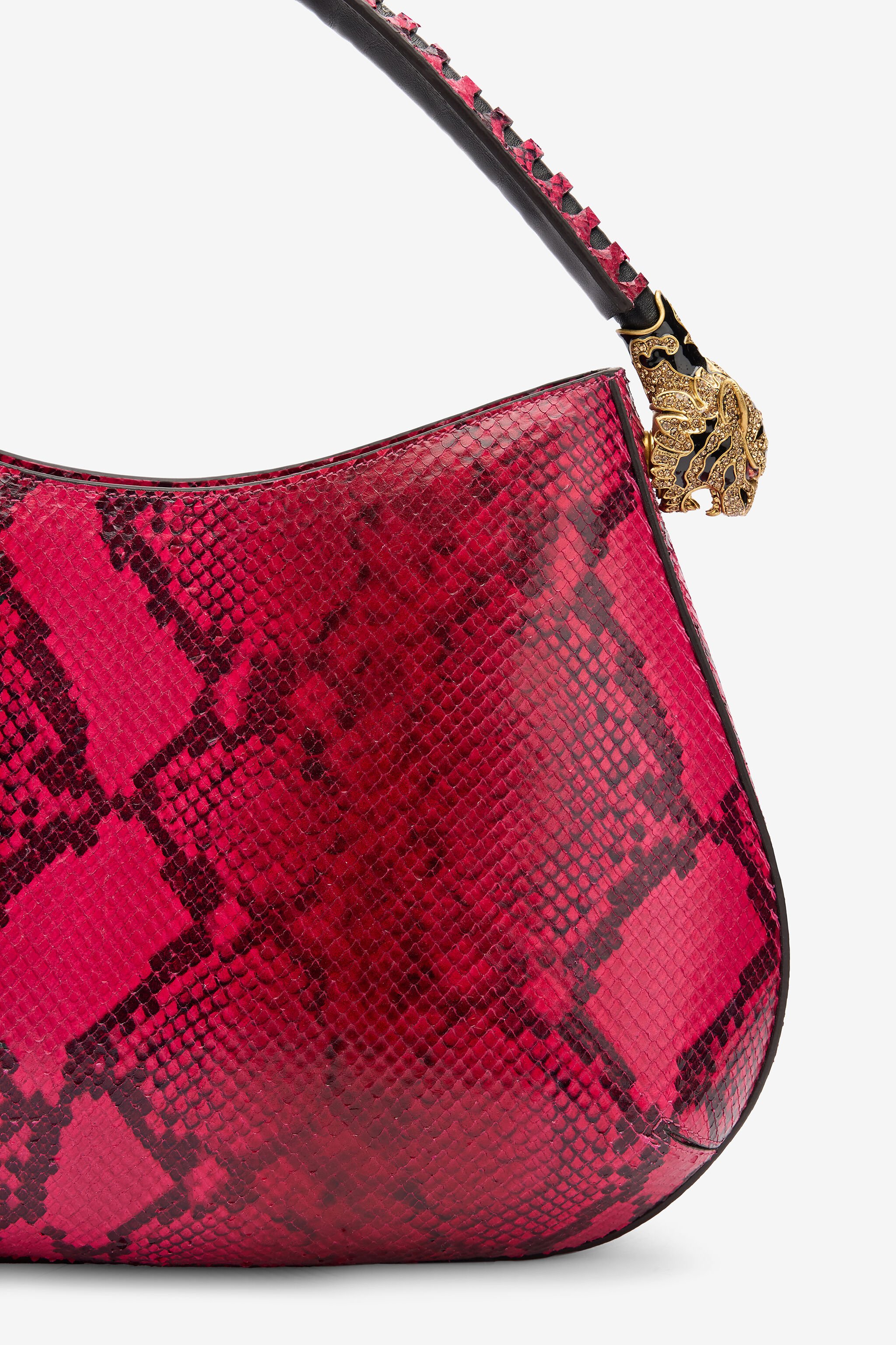 RC Python-Print Hobo Roar Bag Fuchsia TKB022-PZP02
