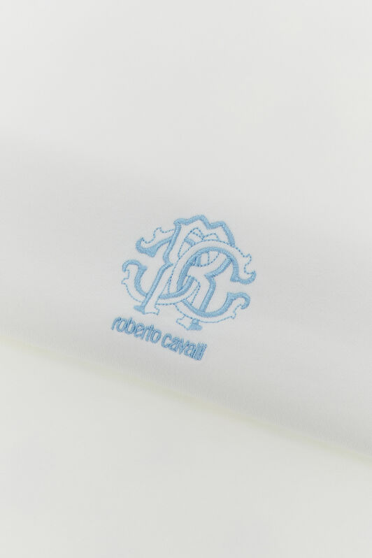 JU Coperta con Monogram RC Azzurro TJT806-JD001