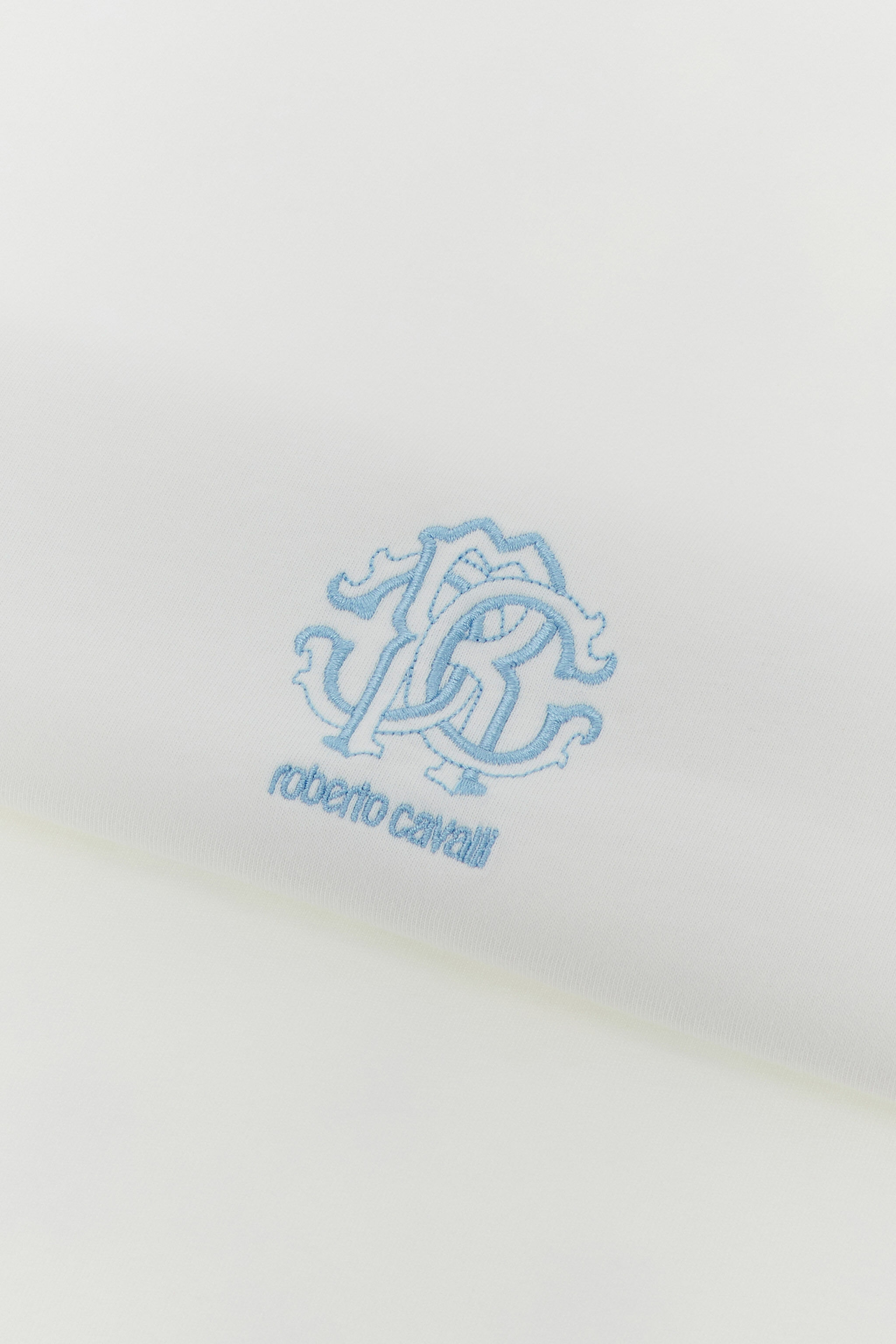 JU Coperta con Monogram RC Azzurro TJT806-JD001