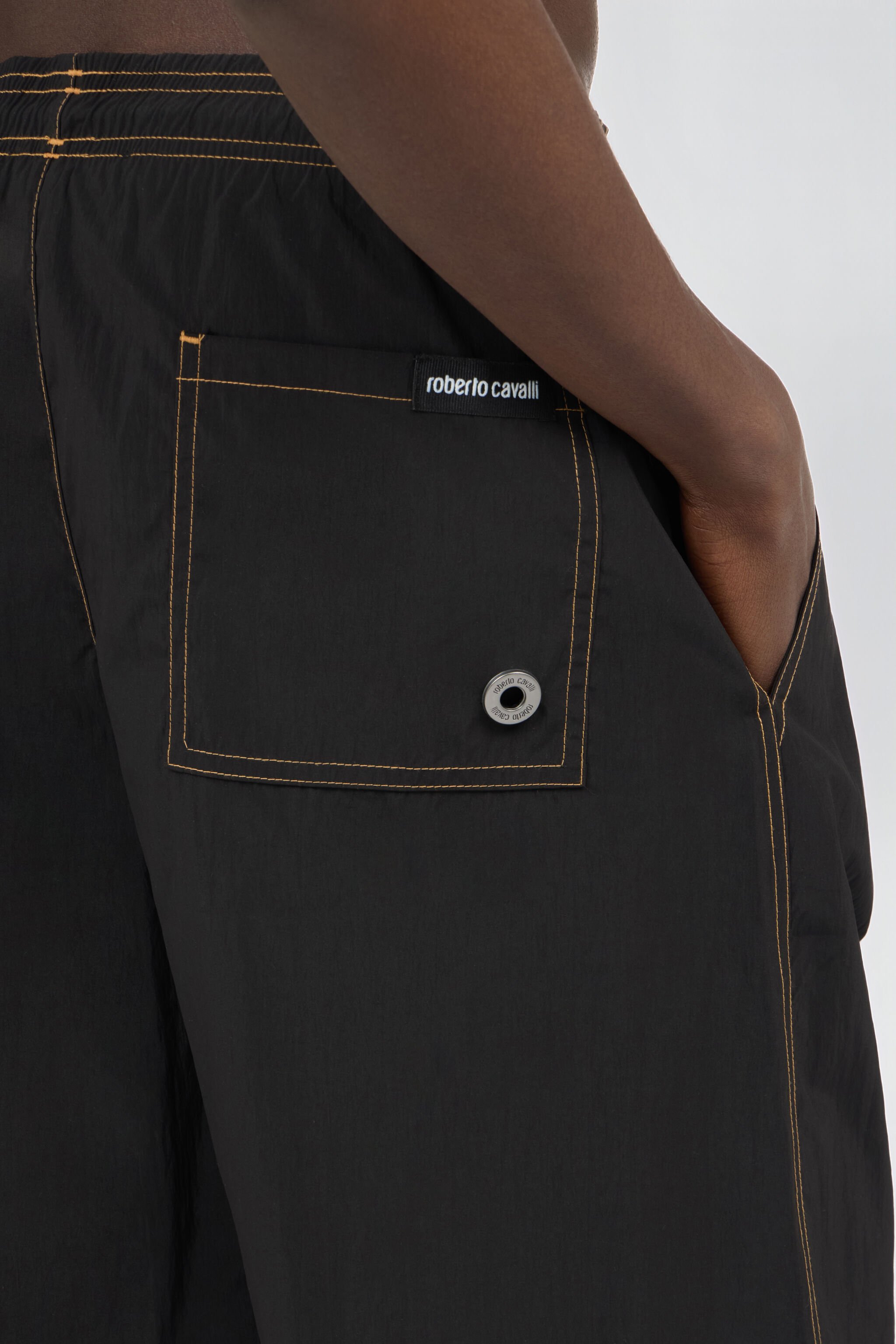 RC Bañador Bóxer Negro Con Costuras En Contraste BLACK SOH00I-FT254