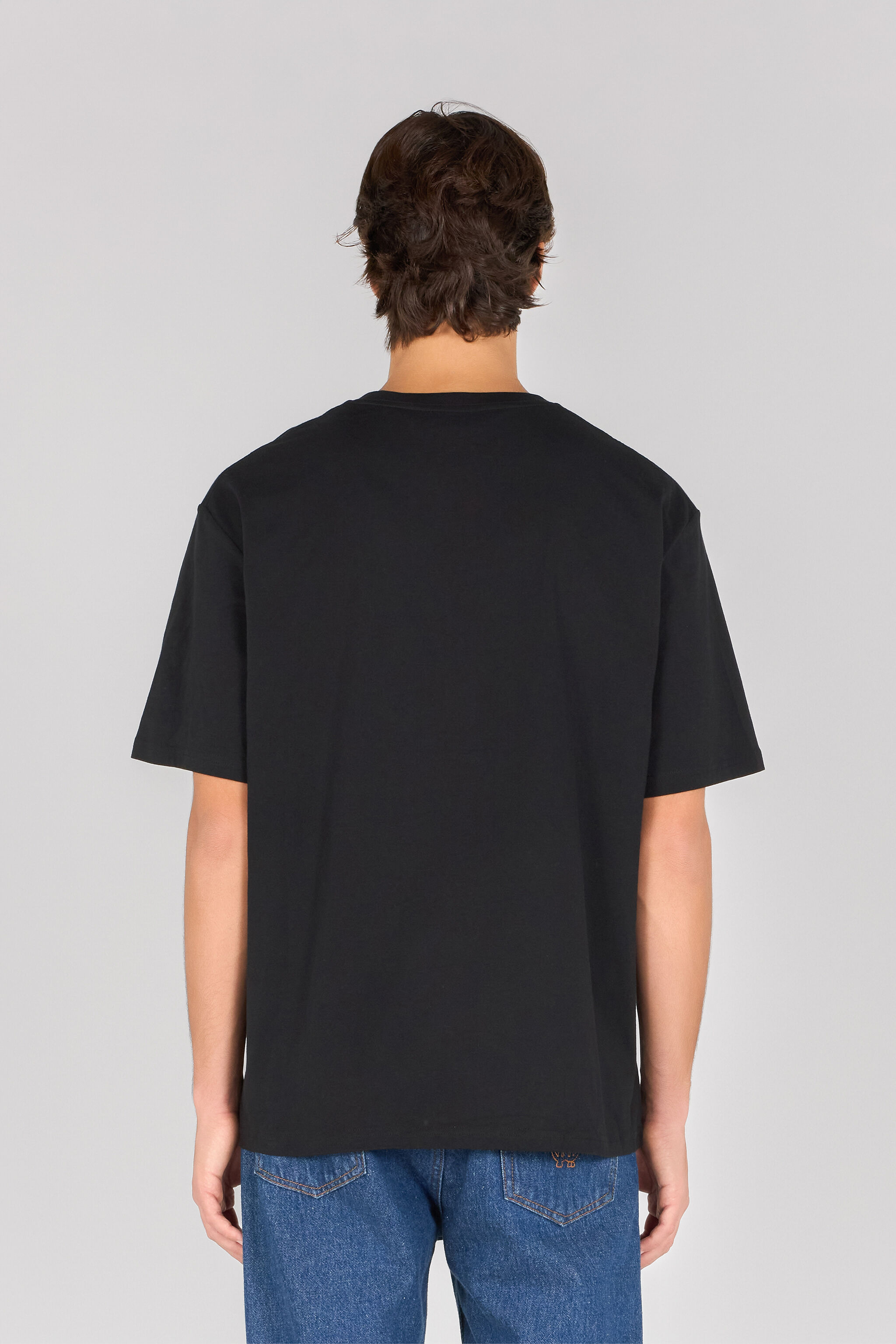 JC Man Cotton T-Shirt BLACK RRT916-RR178