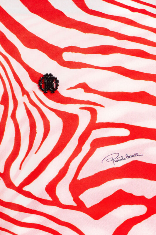 JU Zebra Foulard print kaftan RED/MULTICOLOR IJT700-FXQ72