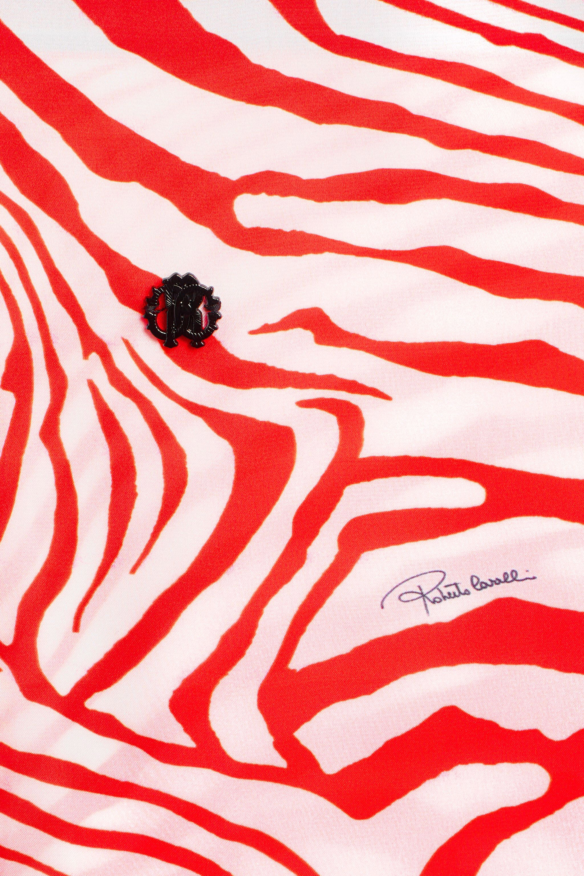 JU Zebra Foulard print kaftan RED/MULTICOLOR IJT700-FXQ72