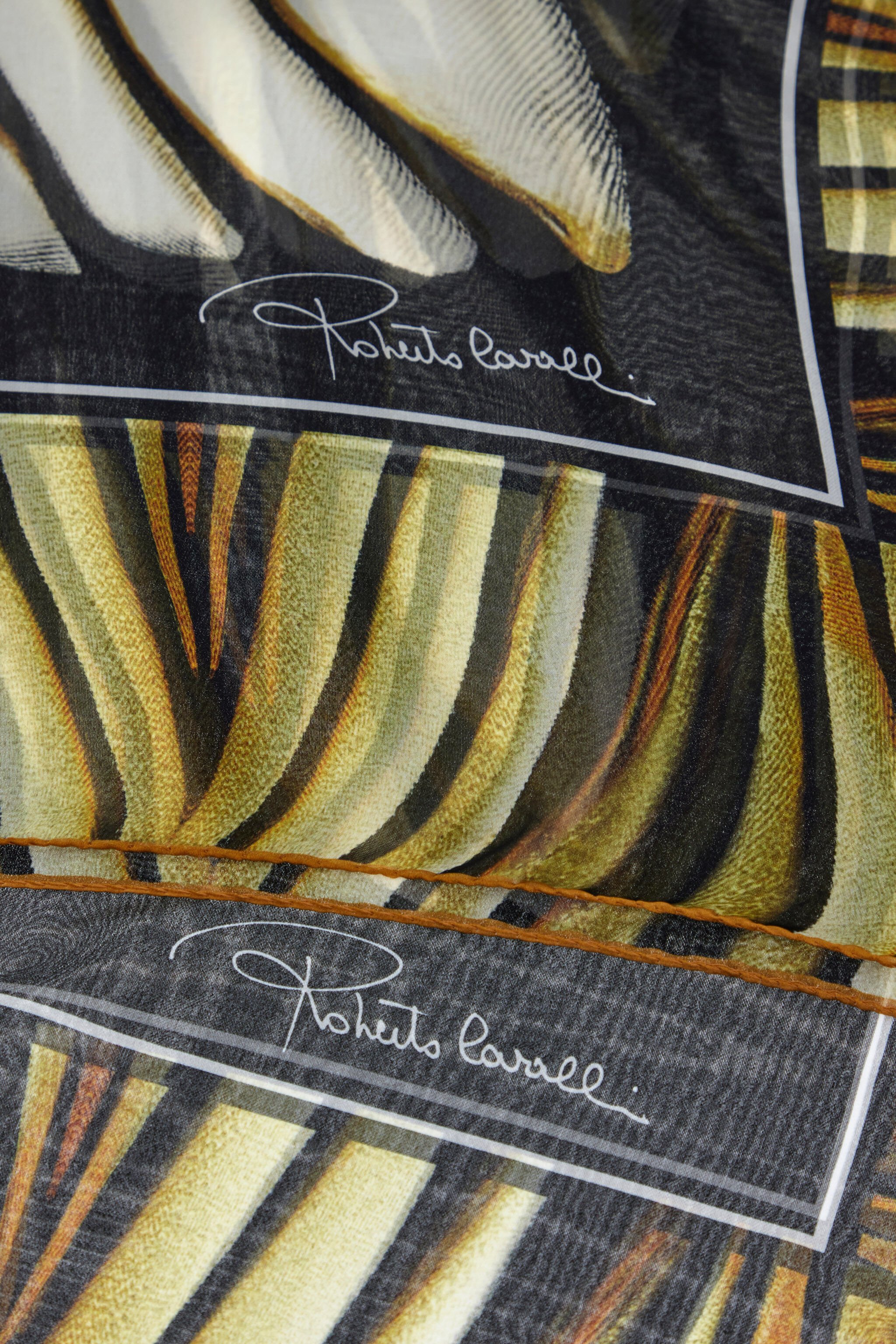 RC Ray of Gold Print Scarf Oro TALR07-IR024