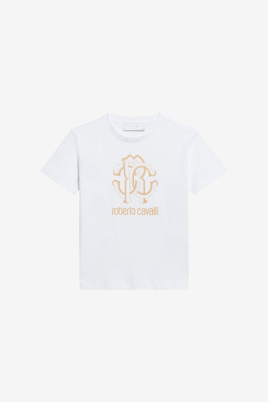 JU T-shirt Animalier Monogram RC OPTICAL WHITE TJT61H-JD001