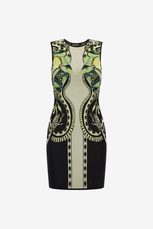 RC Lemon print knit dress RC Lemon print knit dress Black SKM112-MI150