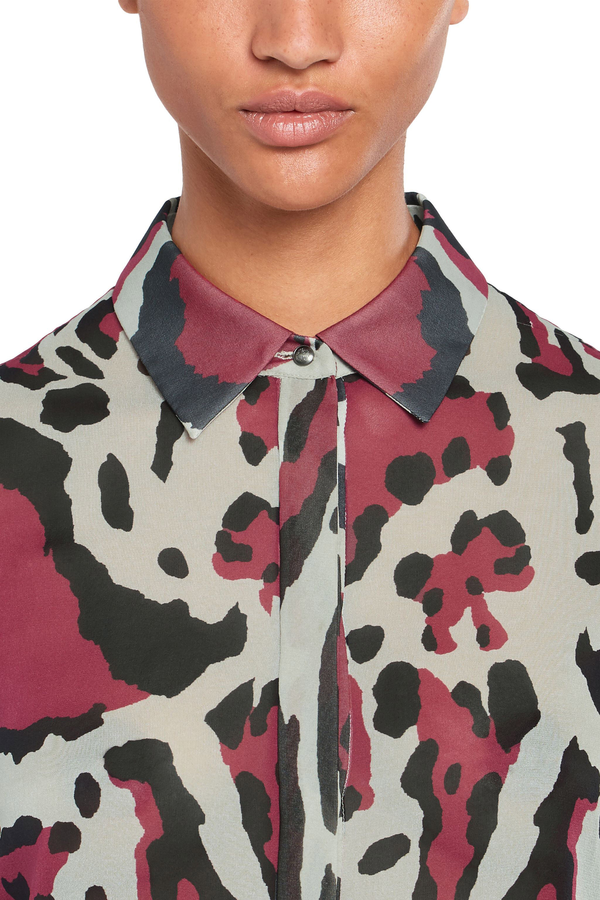 RC Lynx Print Silk Shirt BLACK / MOOKAITE IQT715-GFP63