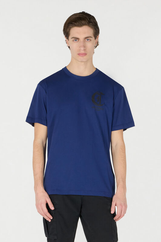 JC T-Shirt With JC Monogram JC T-Shirt With JC Monogram Dark blue TFT045-TF062