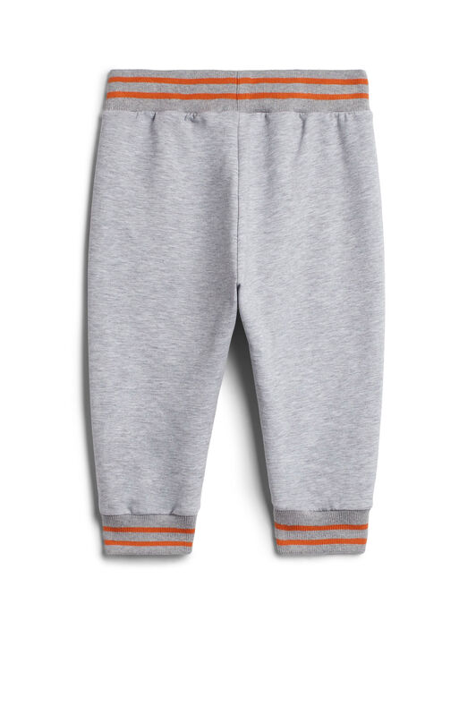 JU Bas de survêtement gris à rayures GREY MELANGE IJT279-CF042