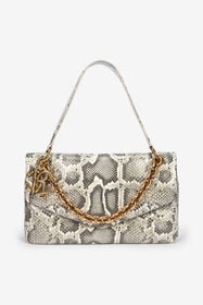 ${brand} Schultertasche In Felsgrau Mit Print Python ${colorDescription} ${masterID}