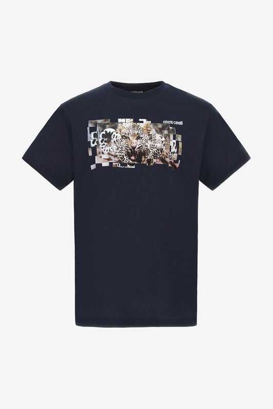 RC T-shirt with Jaguar logo and print RC T-shirt with Jaguar logo and print Dark blue NOT60K-JD060