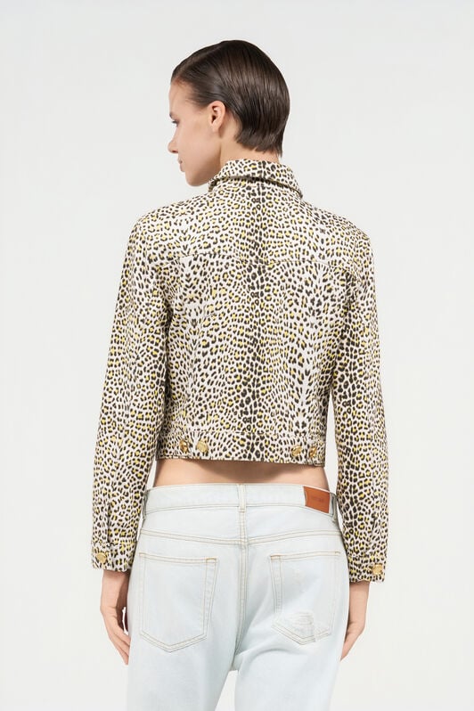 RC Pop Jaguar Animal-Print Jacket YELLOW/BLACK WQJ450-DAR30
