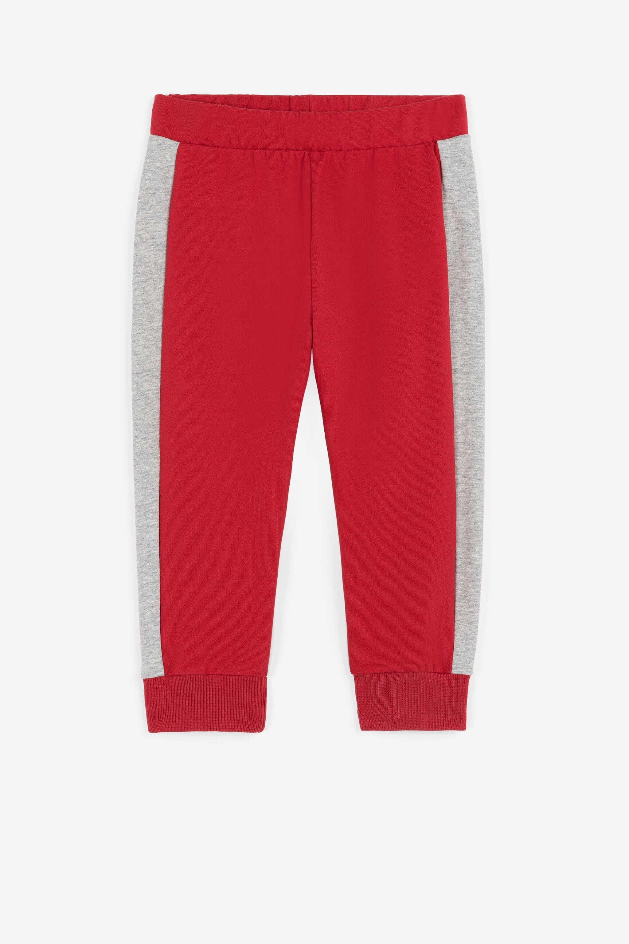 JU Logo-Embroidered Sweatpants Red PJT214-CF050