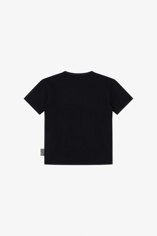 JU T-Shirt With Jaguar And Lettering Black TJT60E-JD001