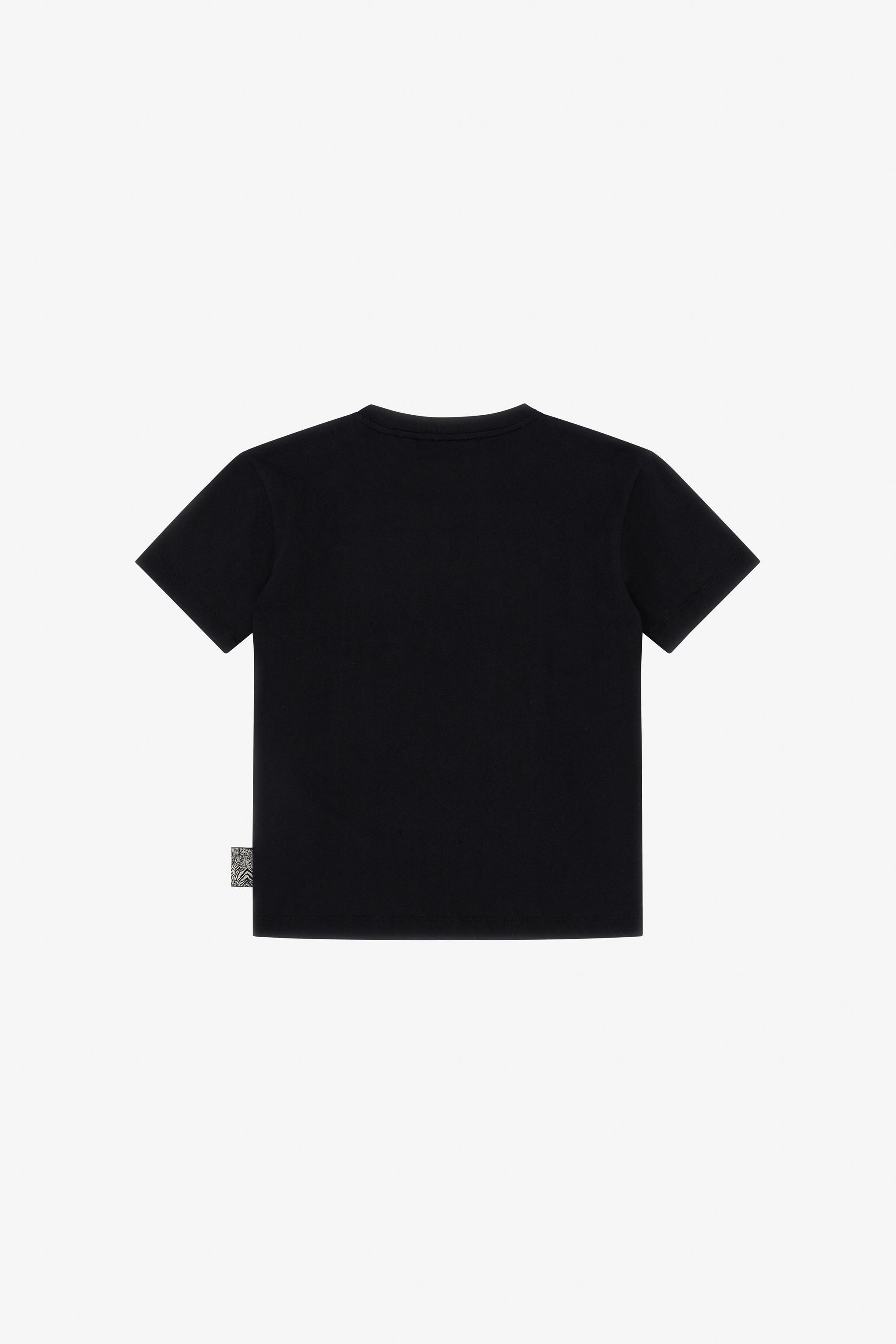 JU T-Shirt With Jaguar And Lettering Black TJT60E-JD001