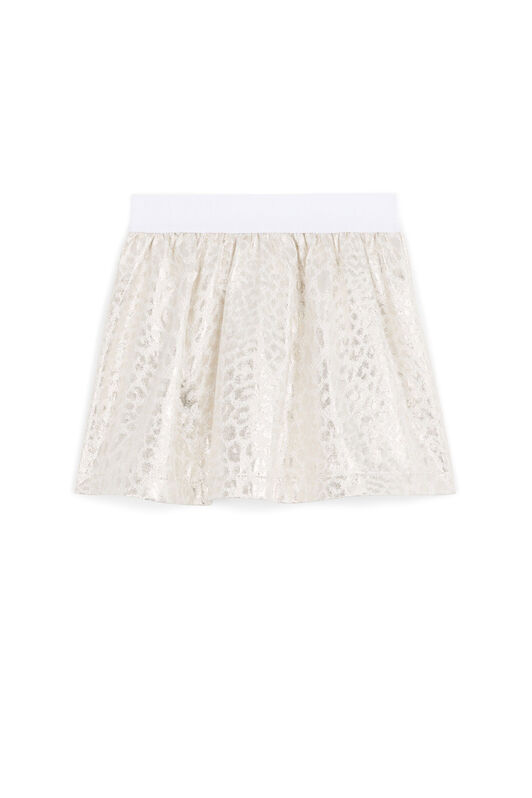 JU Metallic Leopard-Jacquard Skirt JU Metallic Leopard-Jacquard Skirt GOLD/LIGHT GOLD MJT326-DJ107