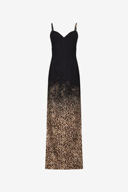 ${brand} Robe Maxi Imprimé Léopard ${colorDescription} ${masterID}