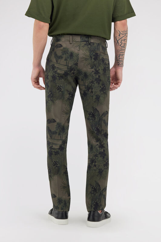 RC Hawaii Green printed trousers Dark green SRT220-3NI84